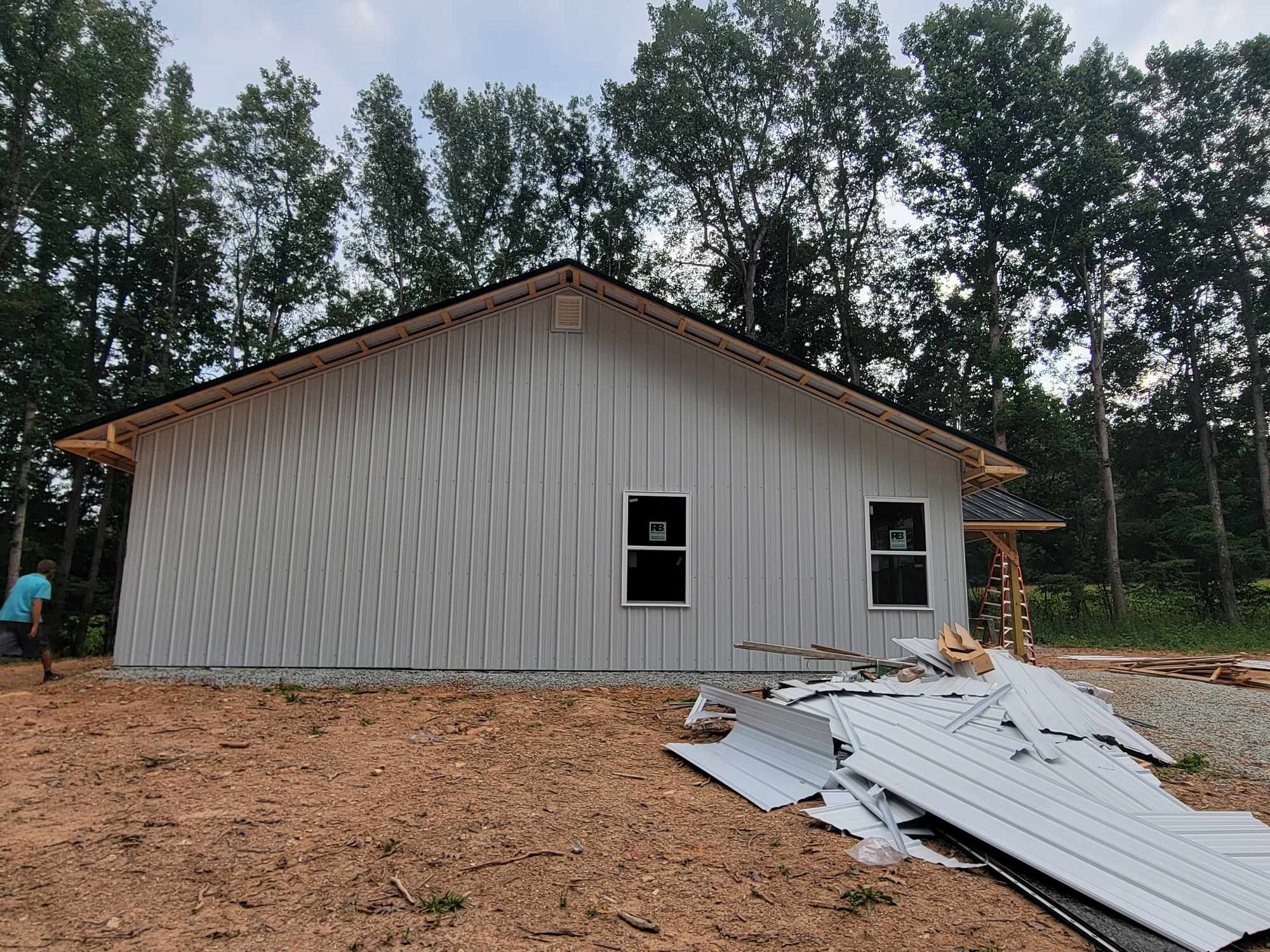 Metal roofing service in Hillsborough, NC new construction