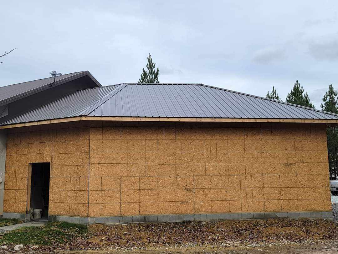 Metal Roof Service for brown roof